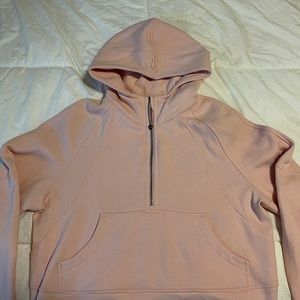 NEW! LULULEMON - cropped dust pink hoodie